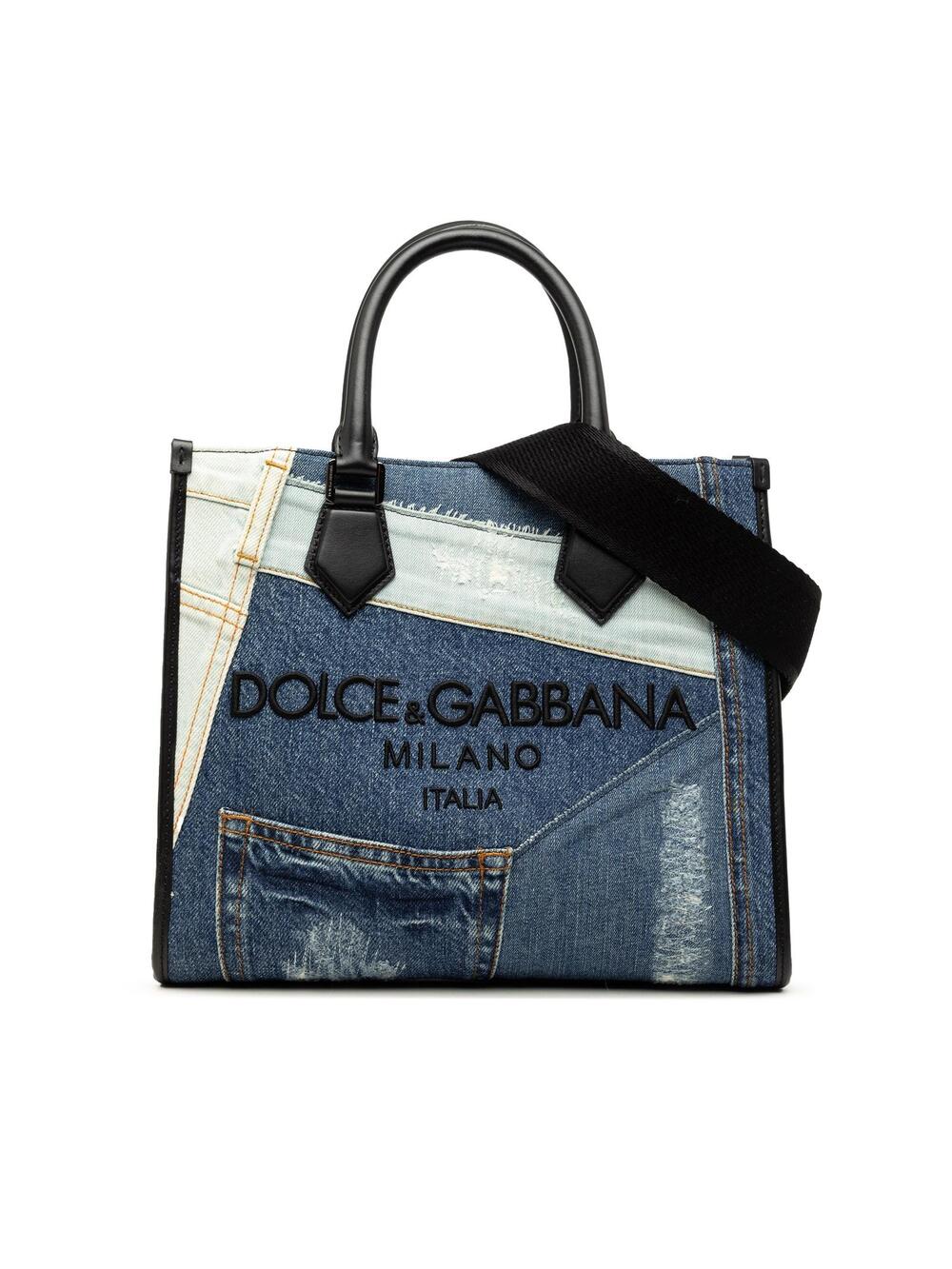 Dolce & Gabbana Denim Patchwork Logo #340396D10B
